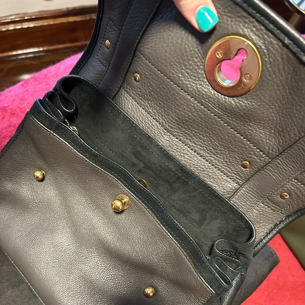 YSL Muse Leopard Print Flap Black Leather Handbag - Picture 5 of 9